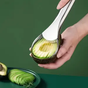 1pc 3-in-1 Avocado Tool - Cutter, Pitter, and Slicer for Easy Avocado Prep in Kitchen