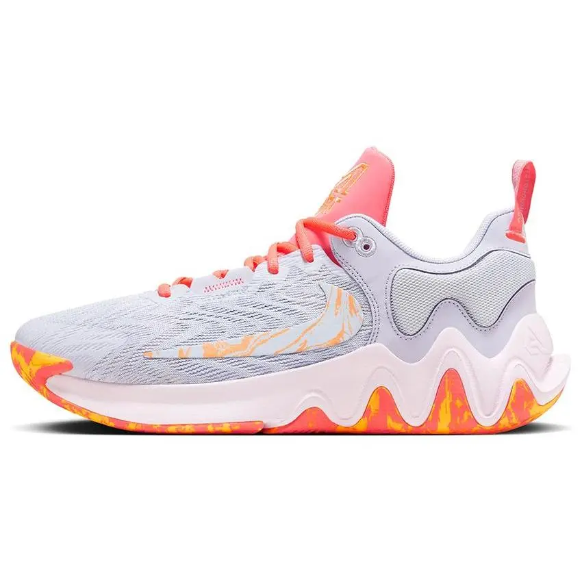 Nike Giannis Immortality 2 EP Low-Top Basketball Shoes for Men – Gray and Pink Verifiable, with credentials and supporting global authentication