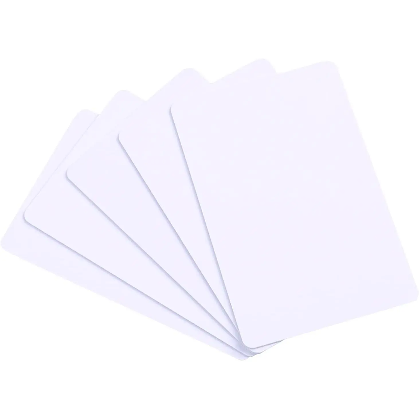20 Pack Premium Blank PVC Cards CR80 30Mil (CR8030) Graphic Quality White Plastic Cards for Most Photo ID Badge Printers