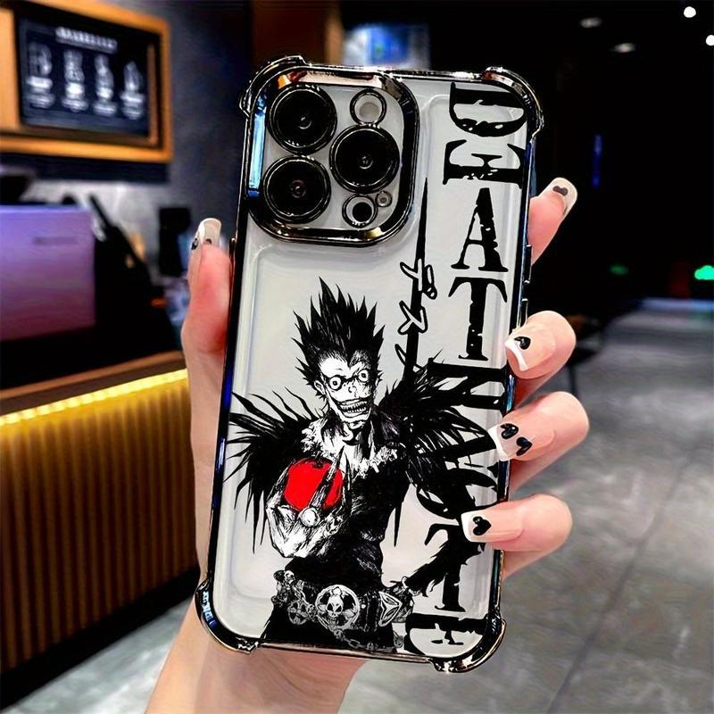 Japanese Anime Death Note Phone Case Compatible with iPhone 16 15 14 13 12 11 Pro Max X XR XS MAX 8 7 Plus Shockproof Transparent Soft Back Cover.QXD674 Protection Protective Black-Qxa674M73512 Japanese Anime Death Note Phone Case Compatible with iPhone 16 15 14 13 12 11 Pro Max X XR XS MAX 8 7 Plus Shockproof Transparent Soft Back Cover.QXD674 Protection Protective Black-Qxa674M73512