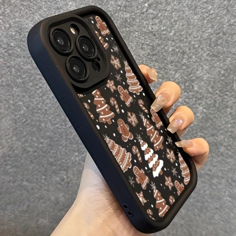 Creative Christmas Tree Patterned Case for iPhone 17 Pro Max 16 Plus 15 14 13 12 11 Air E Soft Silicone Protective Cover with Non-Slip Design Full Body Protection Cellphone Casing Gift for Friends Family