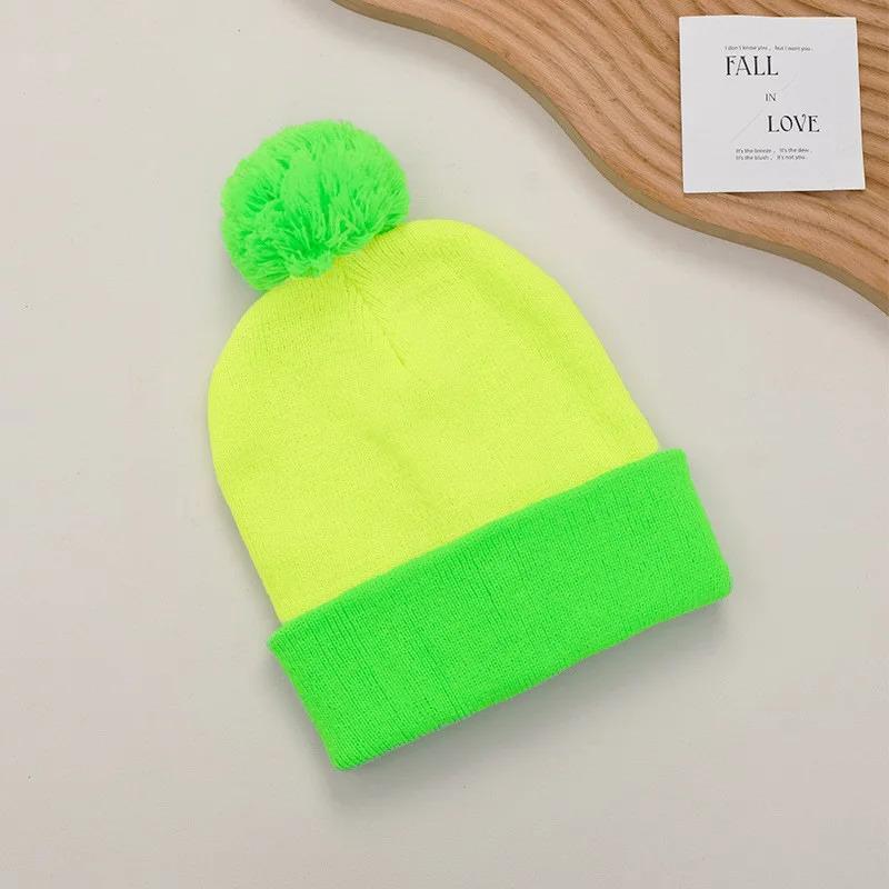 2pcs Cosplay Funny Beanie Hat and Gloves,Character Park Winter Warm Knit Hat Winter Christmas Costume Accessories for New Years