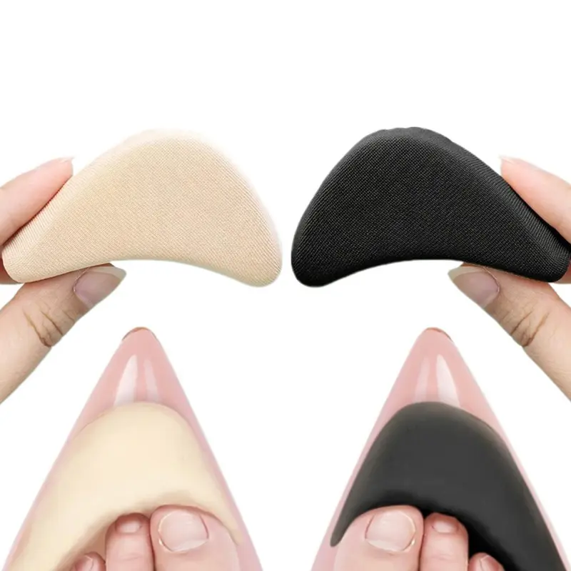 Solid Color Toe Filler, Comfortable Shoe Accessories, Sponge Half Pad for High Heels and Loafers, Suitable for Men & Women, Toe Protectors for Shoes