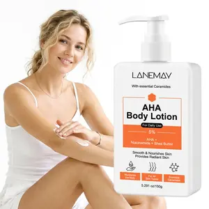 150g 5% AHA Body Lotion | Smooths & Nourishes Skin, Radiant Glow, Moisturizing, with Niacinamide, Shea Butter, Ceramides, for All Skin Types