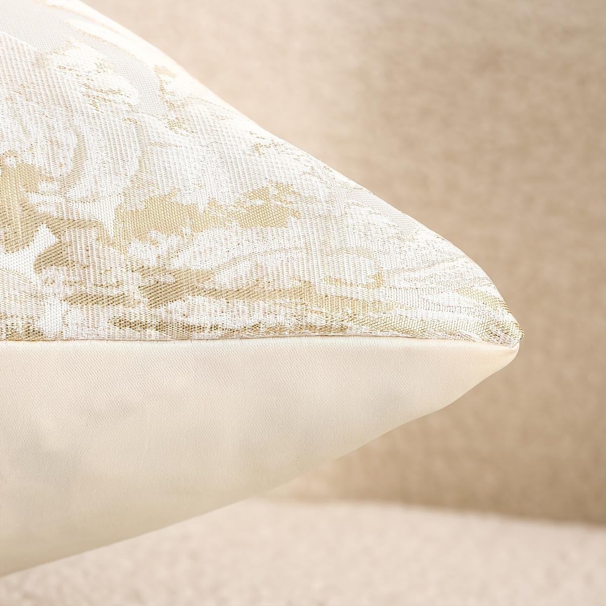 Geometric Pattern Cushion Cover, 2 Counts Elegant Solid Color Throw Pillow Cover, Household Decoration Supplies for Home Living Room Bedroom