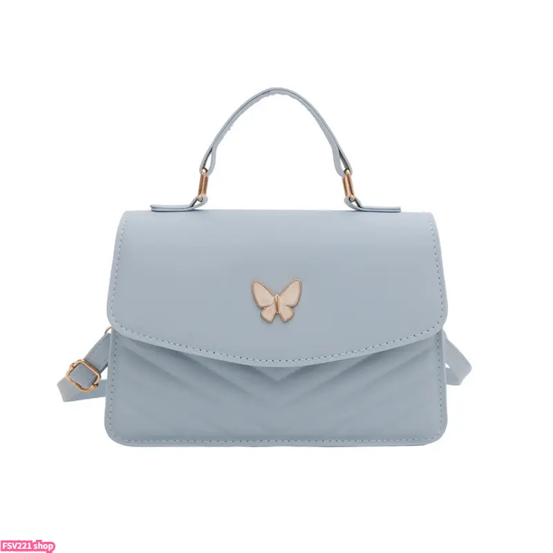 Women's Butterfly-Shaped Mini Crossbody Bag, Solid PU Leather Street Style Shoulder Purse, Stylish Everyday Purse & Accessories for Women, Fashionable Shoulder Bag, Casual Trendy Purses