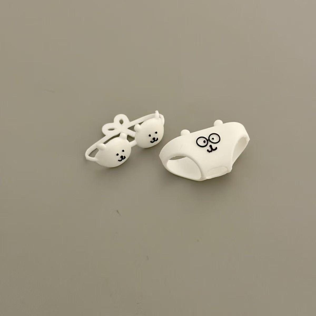 Cute Funny Bear Bikini Earphone Case For AirPods Pro 2nd Gen 3rd Gen 1 2 4, Anti-Fall Protective Cover For Women