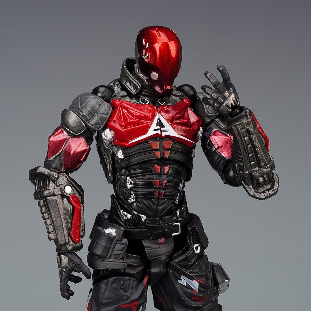 AMAZING YAMAGUCHI Action Figure Arkham Knight Batman Red Hood Robin Jason Todd Figuarts Game Model Toy Collection Christmas Gift