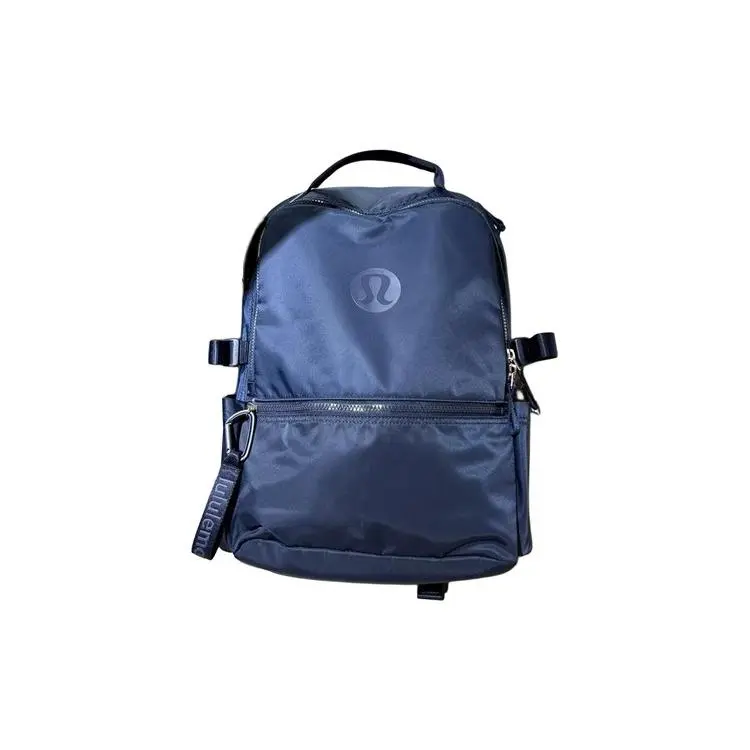 Lululemon New Crew 22L Backpack – Unisex Nylon and Recycled Polyester, Classic Navy Blue