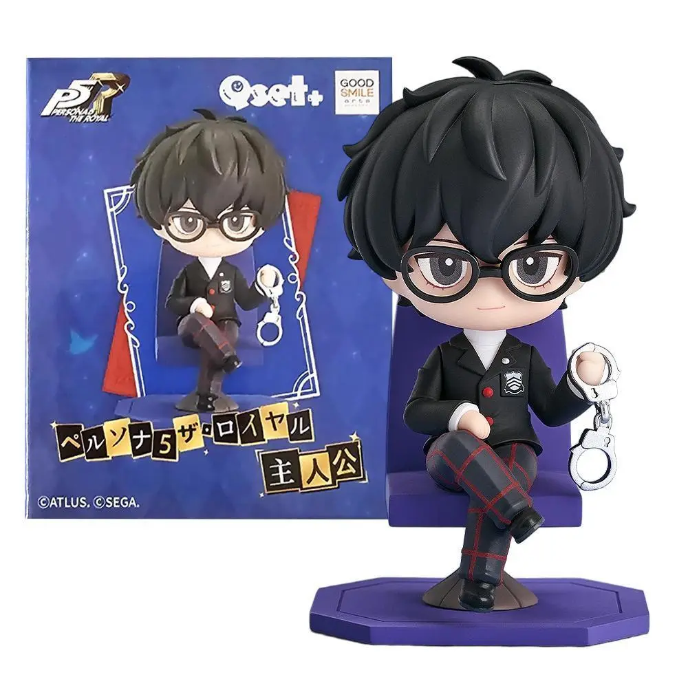 8CM Anime Game Persona Series Action Figures - Q-Set Moistureproof Yu Narukami, Yuuki Makoto, Amamiya Ren Doll Models for Persona Fans, Golden Moderator Toy Collectibles