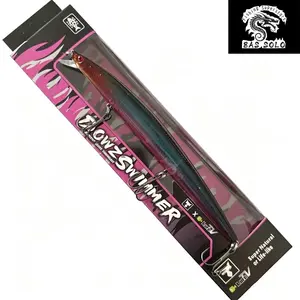 Major brand replica, popular, 1pcs, long throw Mino floating water lure, fake bait, steel ball ABS, sea fishing, perch, mandarin fish, sea light lure