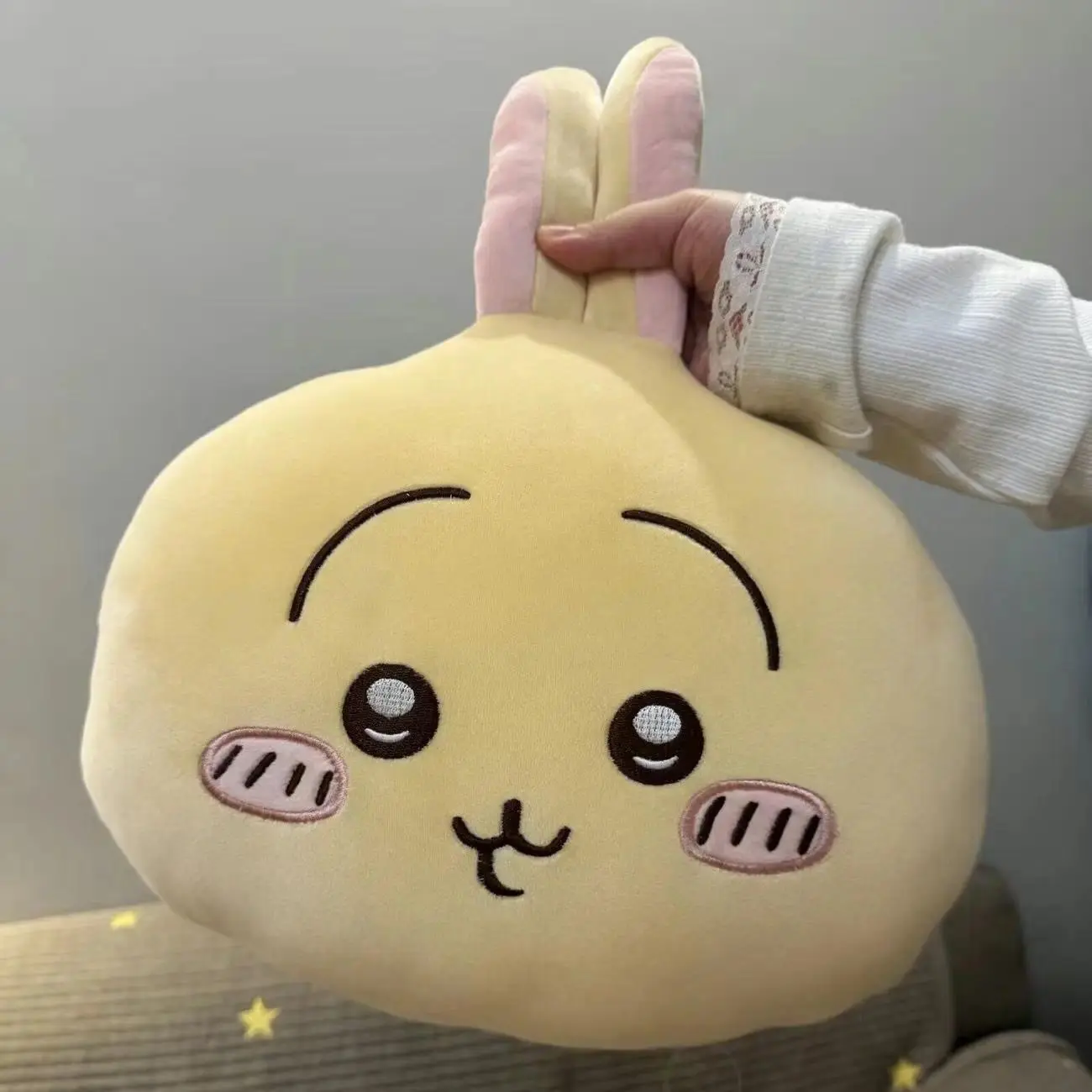 Car Headrest Neck Pillow Chiikawa Hachiware Kawaii Anime Plush Cute Support Cushion Seat Interior Decor Birthday Gift For Kids
