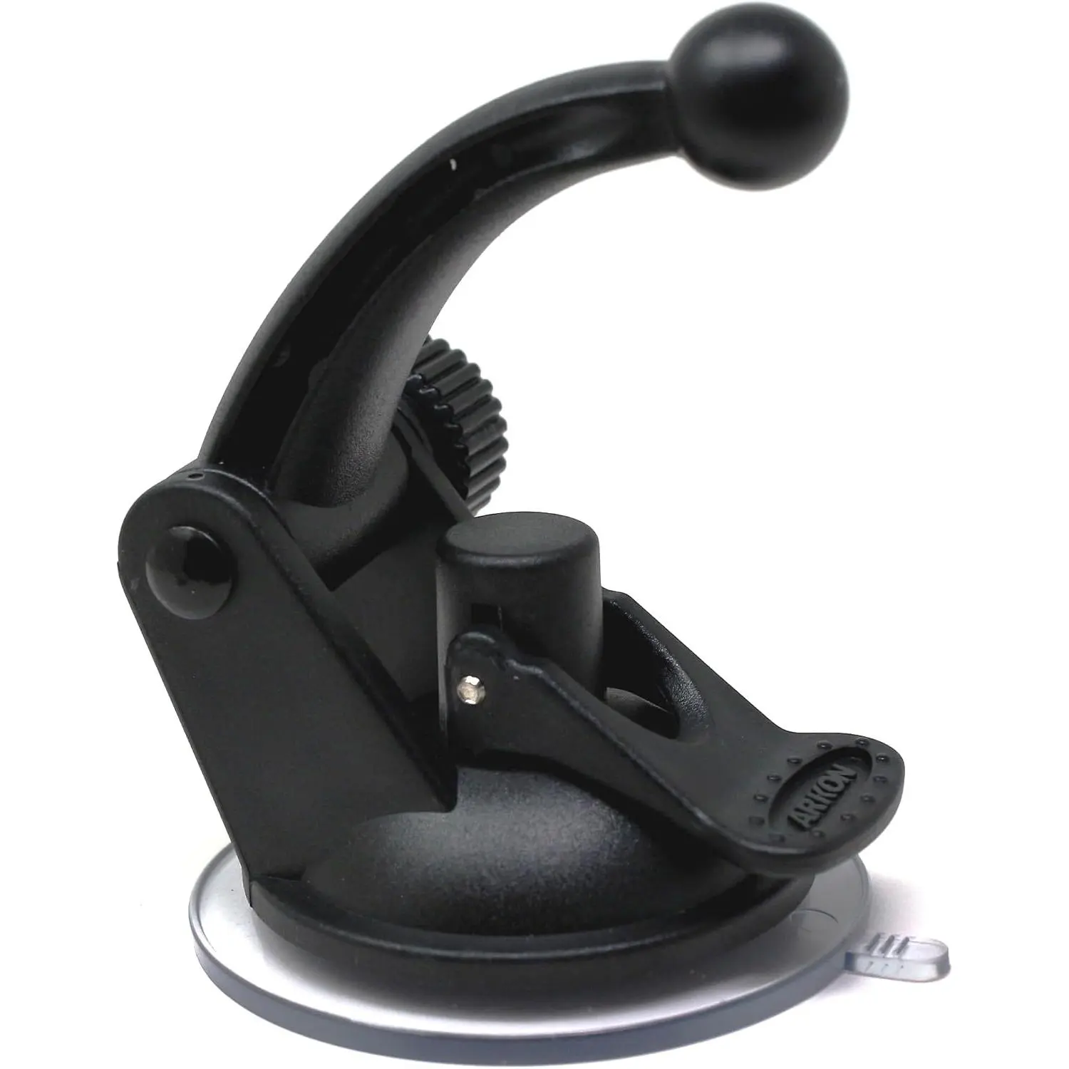 17mm Synthetic GPS Mount with Suction Cup - Adjustable Arm, Ball Swivel, Ultra-Sticky Holder for Dashboard, Windshield Driving Nav (Nuvi, RV, Dezl, Drive, Drivesmart, Driveassist)