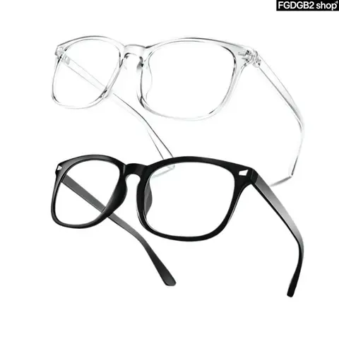 Unisex Anti Glare Glasses 2-Pack - HD Polycarbonate Lenses, Lightweight Screen Viewing Eyewear for Gaming, Unisex Fit