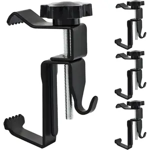 4Pcs Brick Hanger Brick Wall Clips,Stainless Steel Bricks Hooks Clamps,Heavy Duty Bricks Clips for Walls Hanging 1.77-3.14 in Adjustable No Drill Outdoor Indoor Wall Hangers