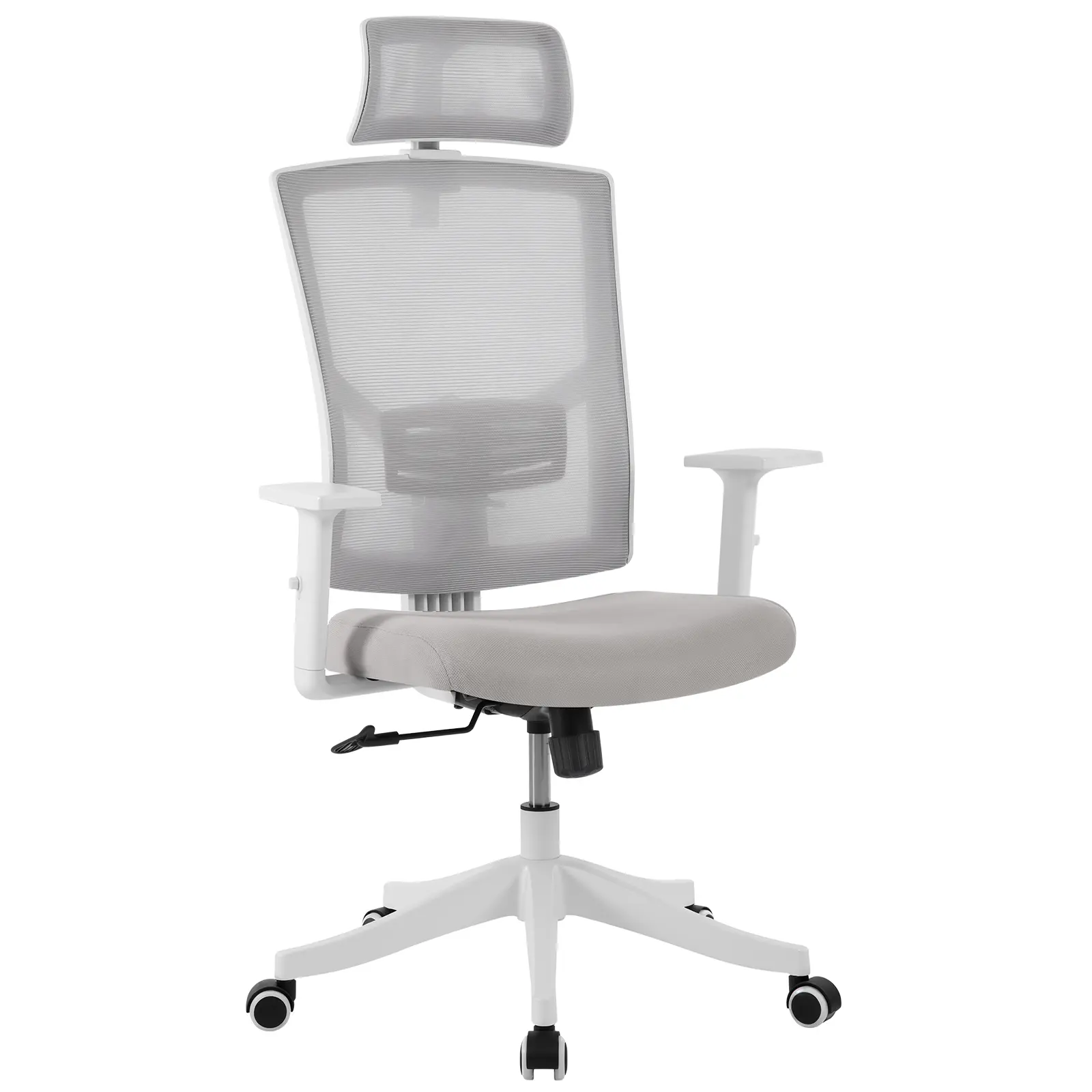 Ergonomic Mesh Office Chair – High Back, Adjustable Headrest, Lumbar Support, Turnover-Up Arms, Thick Cushion, Reclining, Height Adjustable, Swivel Wheels – 350lbs Capacity