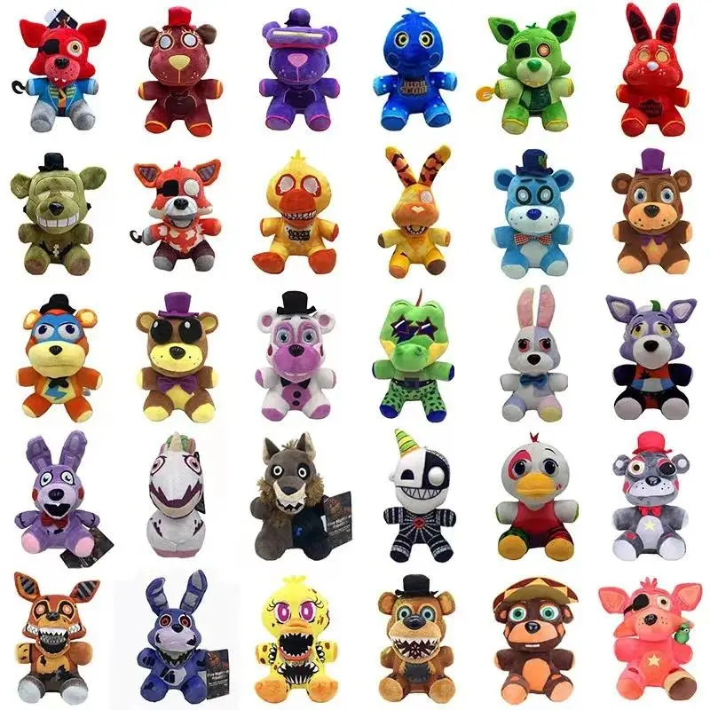 2026 hot item18/30CM FNAF Freddy's Plush Toy Stuffed & Plush Animals Bear Rabbit Game Fnaf Five Night At Freddy Birthday Toys For Kids