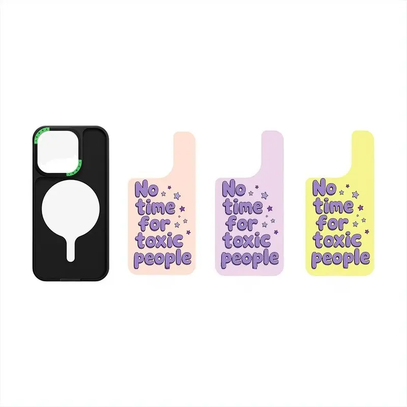 Magnetic Detachable Back Panel iPhone Case – Clear PC Hard Shell for iPhone 14/15 Pro, Slim Ins Style Protective Phone Cover