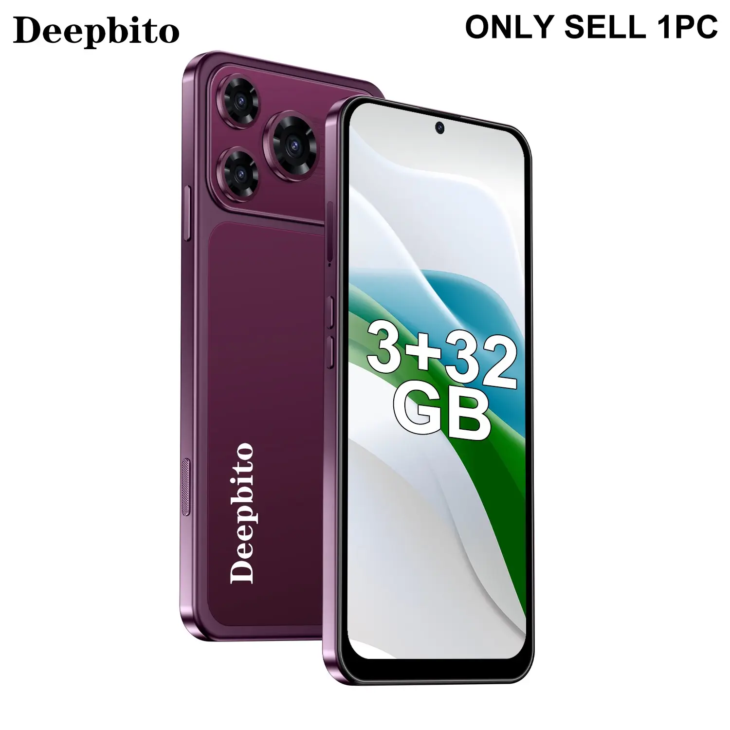Deepbito-18 Pro Max Smart Android Phone, 6.56 Inch Screen, 3gb RAM + 32GB Storage, 4g Full Network, 3500mah Battery, Android 10.0, Smartphone