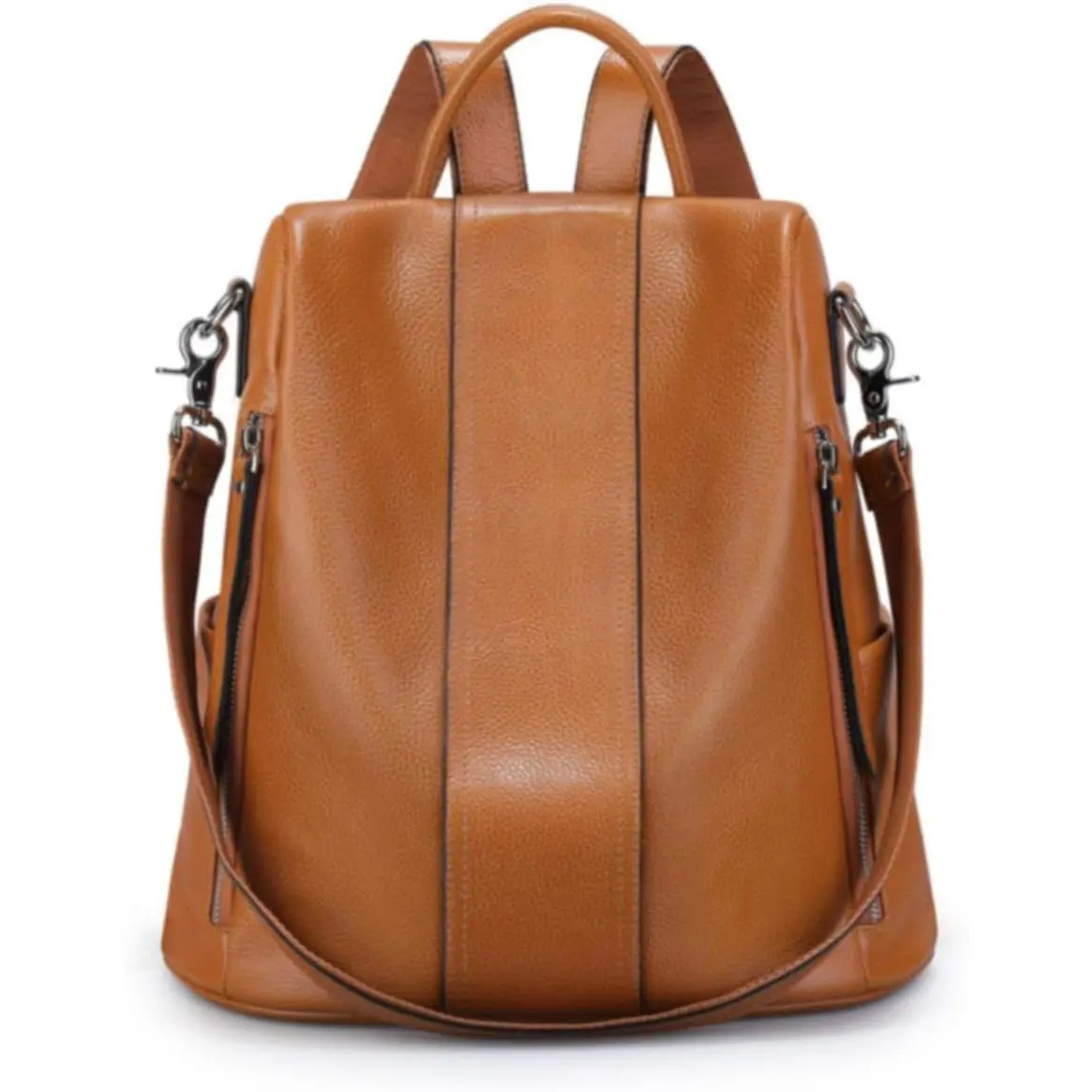 Leather Backpack Purses for Women Antitheft Rucksack  Bag Medium | , Medium Fits 9.7-inch Tablet, for Work Travel Daily Commute, Multi Pockets, Adjustable  Straps