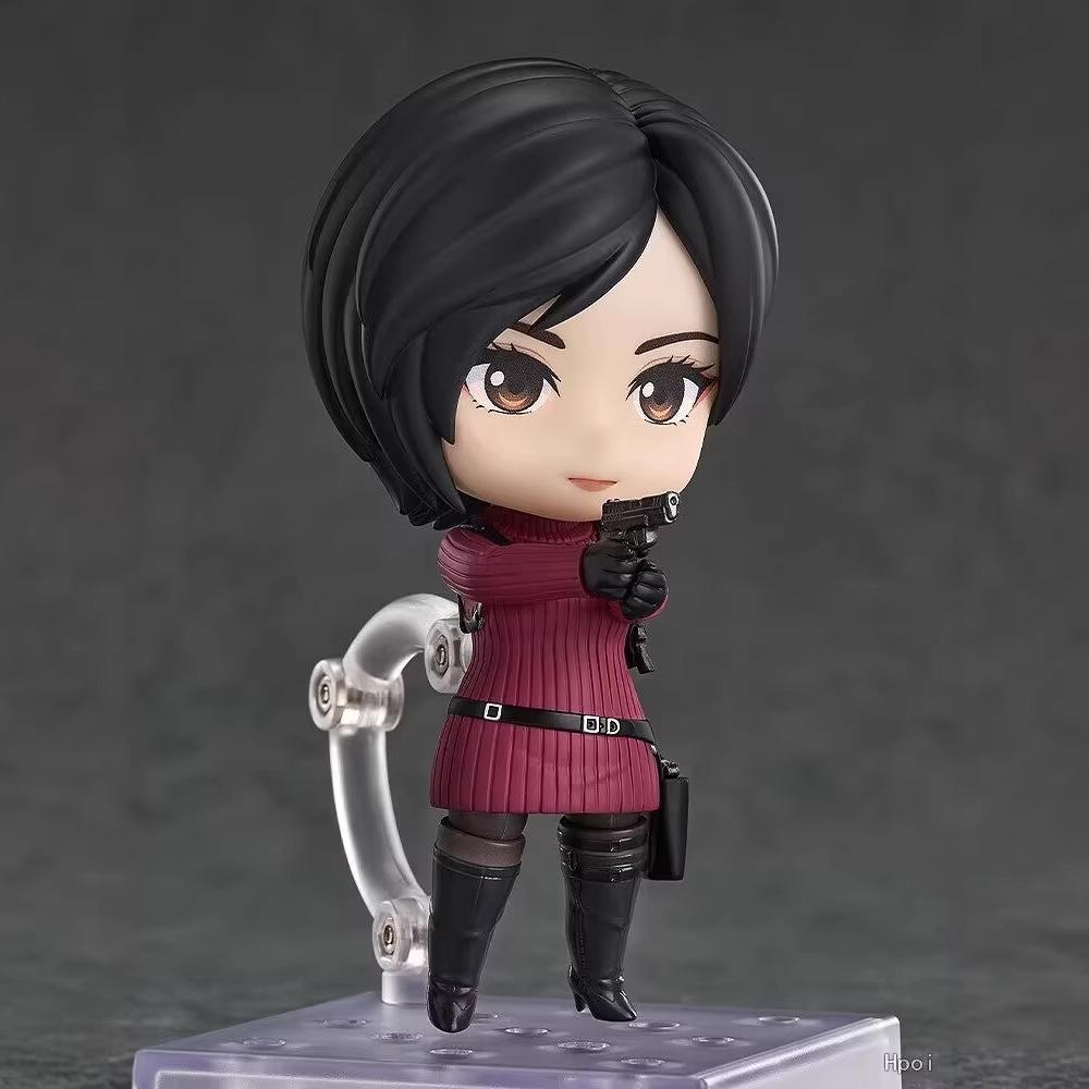 ResidentEvil Anime Figure Set #2761 #2337 - Ada Wong & Leon S. Kennedy, Swappable Faces Movable Joints Action Figure