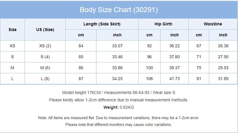 Women's clothing European and American INS irregular split denim high waist skirt