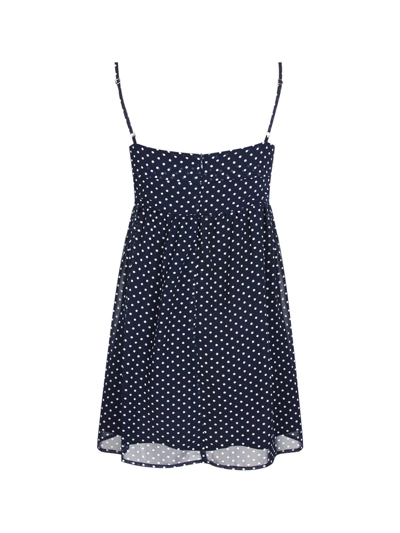 Women's Polka Dot Print Bodycon Tube Dress, Casual Fashion Strapless Dress for Daily Outdoor Wear, Ladies Dress for Summer