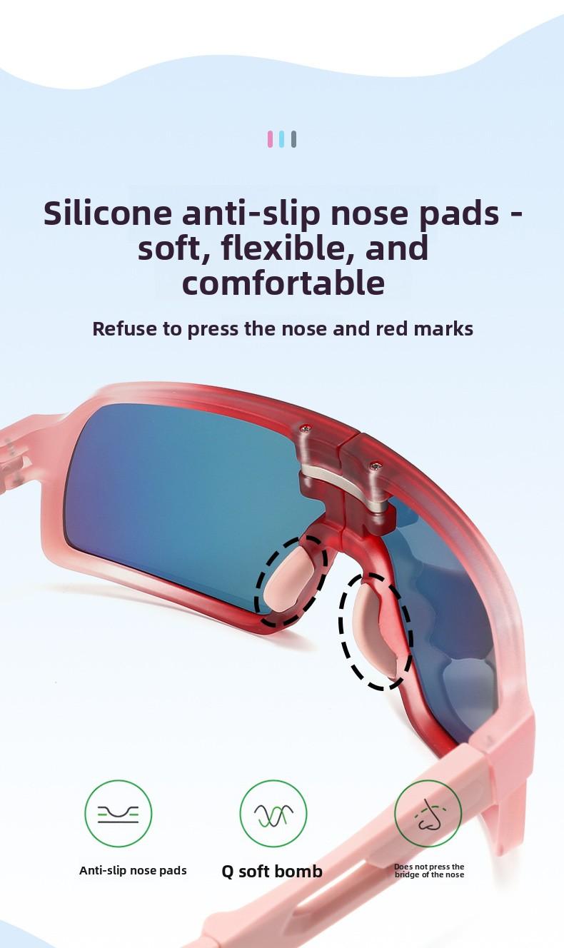 Pocket Magic Shades: Kids Foldable Sport Sunglasses - Unbreakable TR90, Anti-Fog UV400 Shield - Boys & Girls, with Compact Case