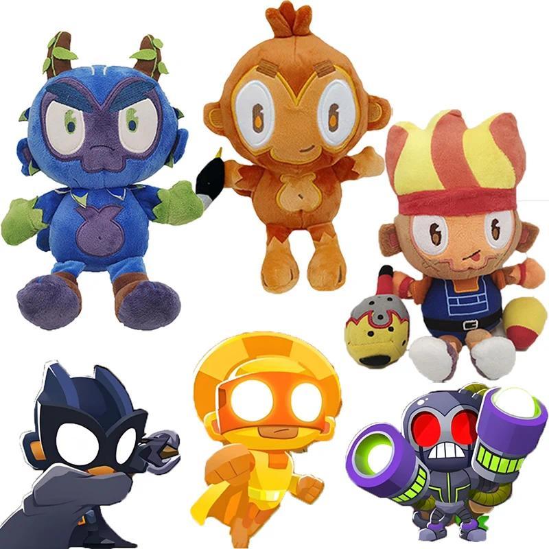 Game Bloons TD 6 Plush Toy Cartoon Tower Defense Dart Monkey Plushie Figure Gwendolin Obyn Greenfoot Stuffed Doll Christmas Gift