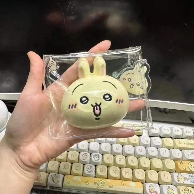 Chiikawa Hachiware Usagi Pinch and rebound decompression toy with creamy mud feel and affordable gift