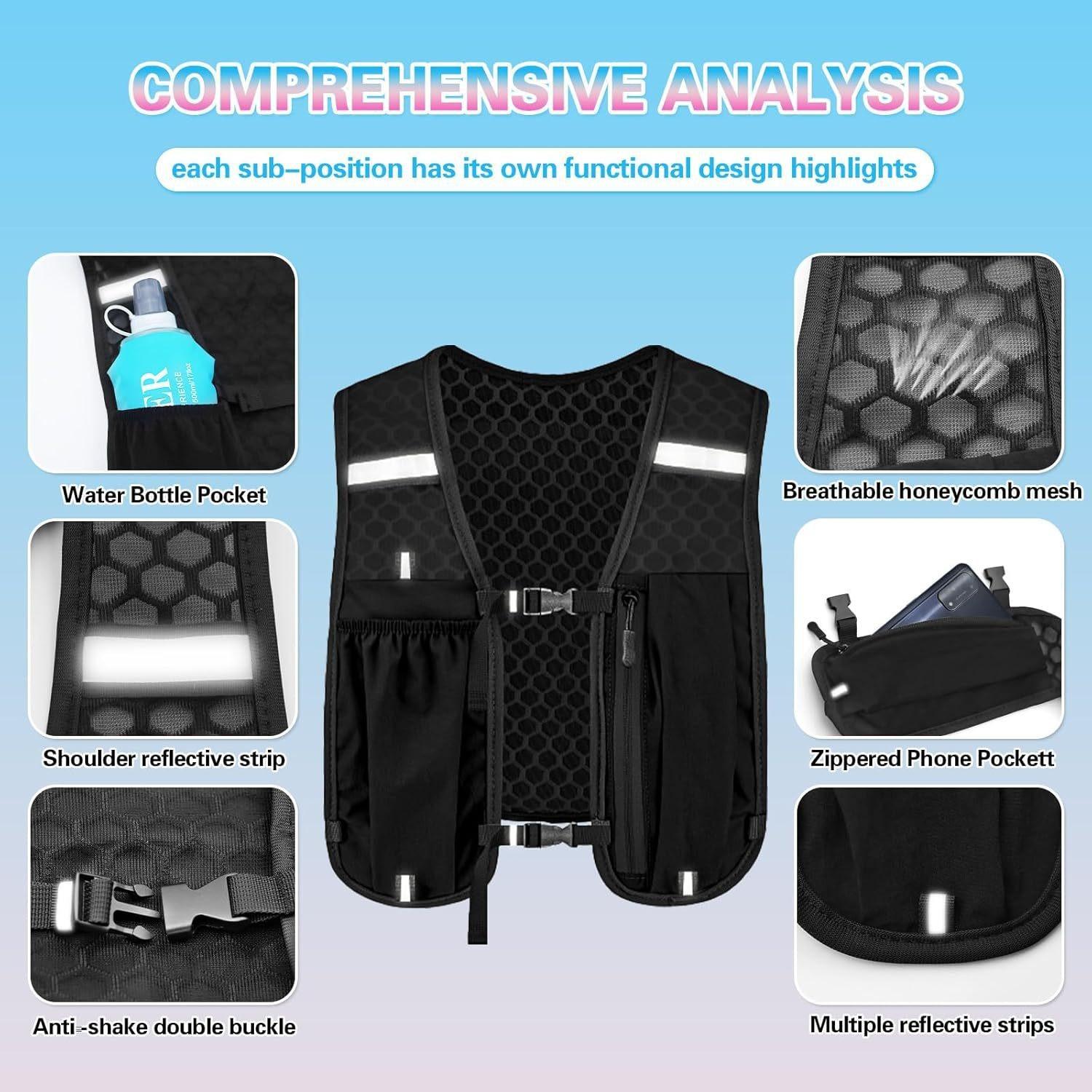 Trail running backpack for men and women, hydration pack backpack, marathon cycling backpack, mountaineering hydration pack, sports equipment