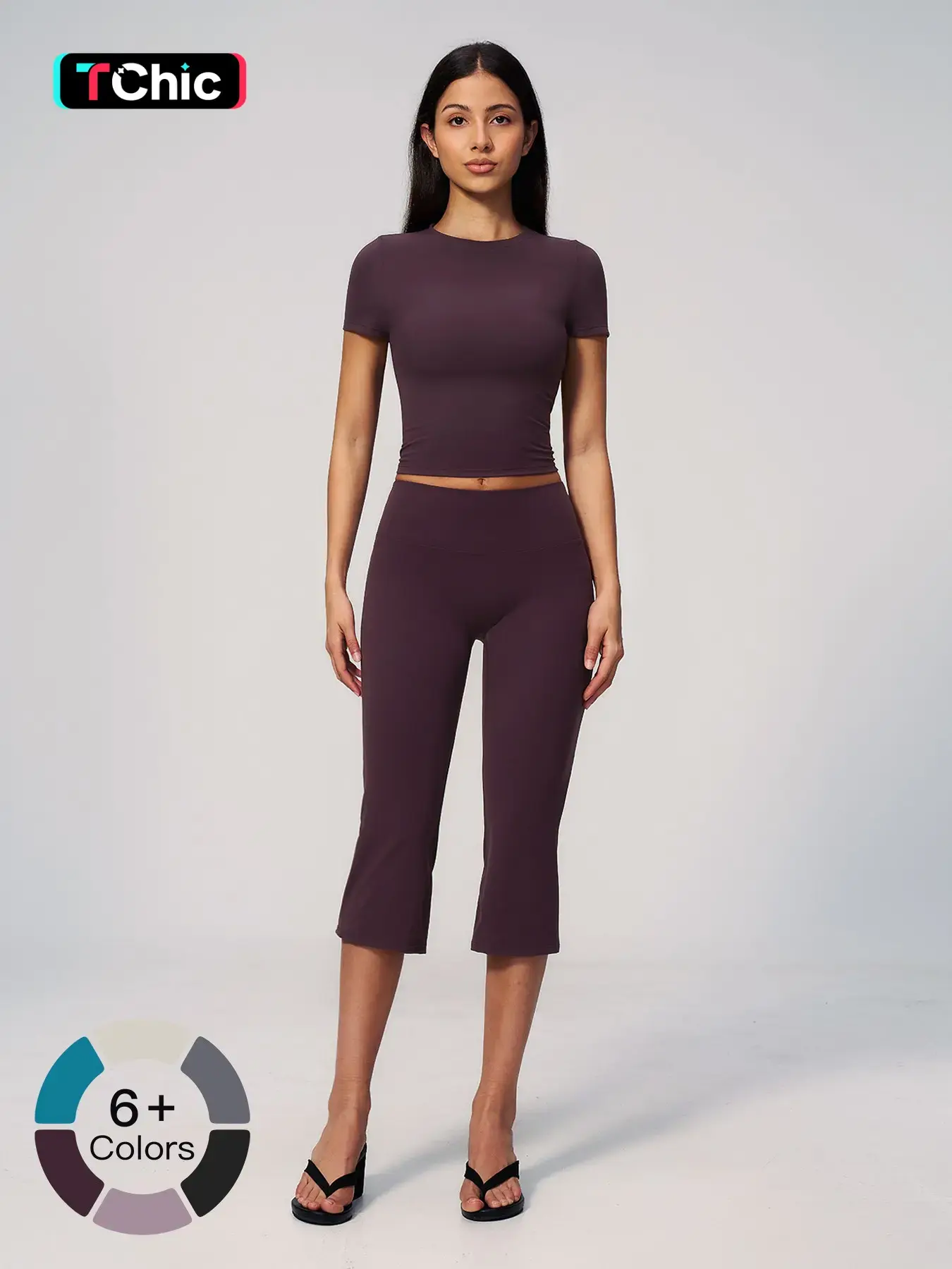 New Fashion Yoga Set for Women, High Waist Butt Lifting Tight Fit Slimming Pilates Training Workout Clothes for Women, High Performance Sportswear, High Elastic Activewear