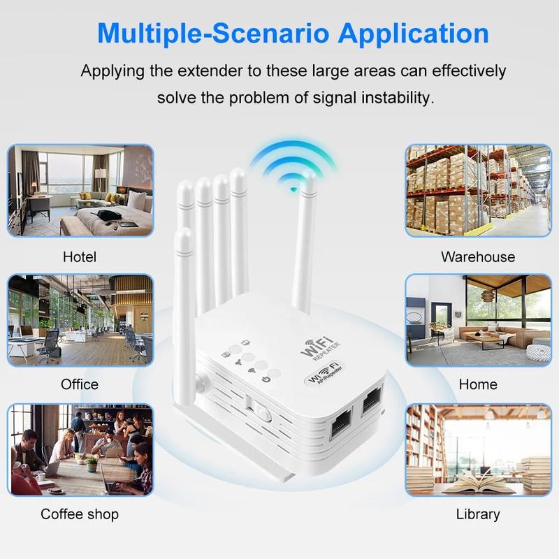 1200Mbps Wireless WiFi Repeater WIFI Extender Signal Booster 2.4G 5G Dual-band Network 802.11ac WiFi Amplifier Router 1200Mbps Wireless WiFi Repeater WIFI Extender Signal Booster 2.4G 5G Dual-band Network 802.11ac WiFi Amplifier Router