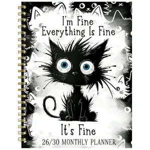 2026-2030 Monthly Planner/Calendar - January 2026 to December 2030, 5-Year Monthly Planner Notebook, 'I'm Good' Themed Cover Design Journal, Yearly Calendar Planning, Monthly Tabs, 60-Month Calendar, 5.5 x 8.3 inches, Thick Paper, Elastic Cover, Durable D