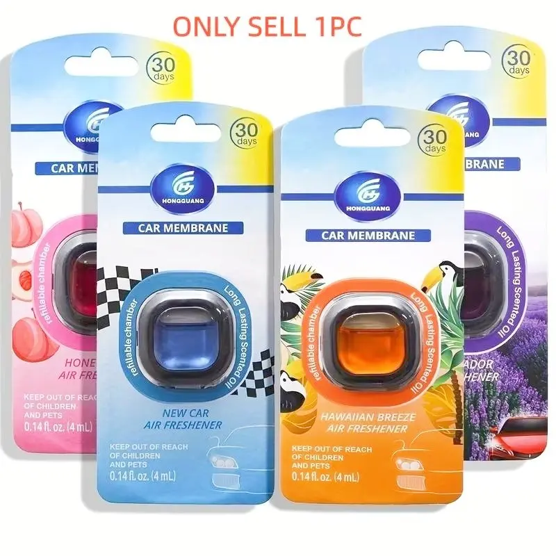 Car Air Freshener Clip, Car Fragrance, Long-Lasting Car Vent Clips, 0.14 Oz Per Piece, Car Deodorizer Odor Eliminator for 30 Days, Automotive Air Freshener