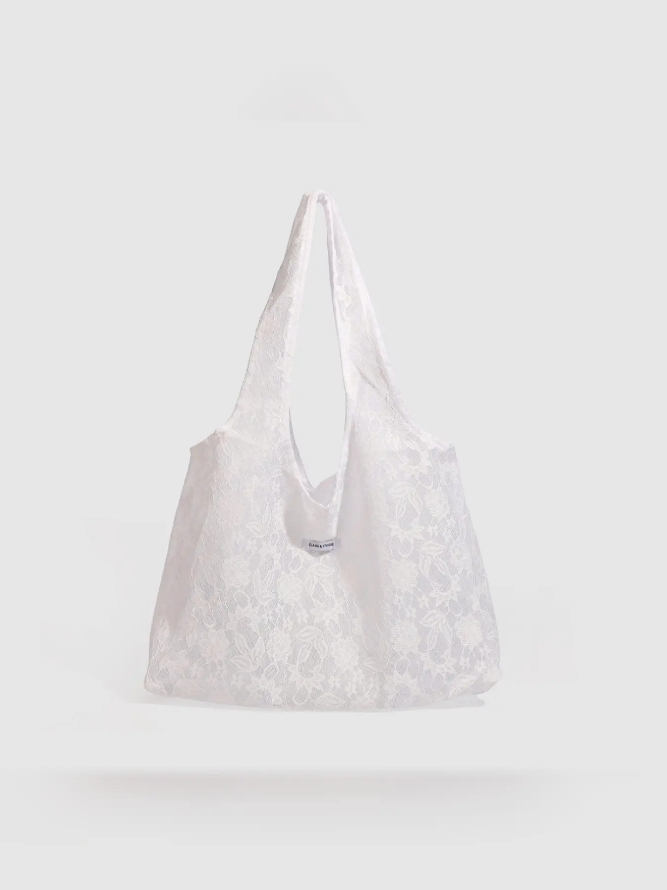 Korean Embroidered Jacquard Tote Bag, Summer Simple College Student Commute Bag, Sweet Girl Shoulder Bag, All Seasons Casual Fabric Bag