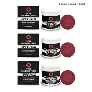 Metal Polishing Care Kit (100g+polish Pad), Remove Oxidation, Prevent Scratches, Portable, Easy to Use, Keep Surface Shiny, Daily Metal Cleaning