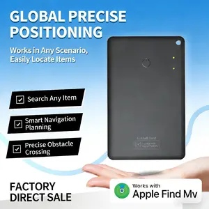 2026 New Wallet Tracker Card, iOS Only, Ultra-Thin Waterproof Smart Air Bluetooth-compatible Card Tag, Key Finder, Item Locator for Passport, Bag, Luggage