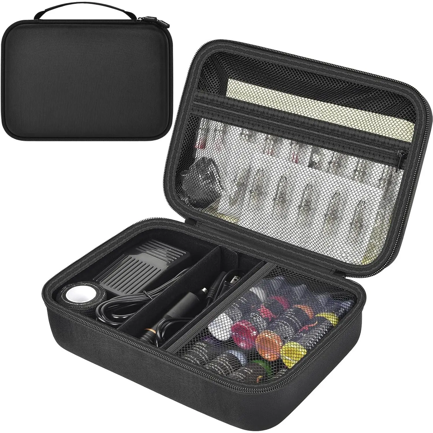 Tattoo Travel Case, Portable Bag Organizer for Tattoo Supplies Storage