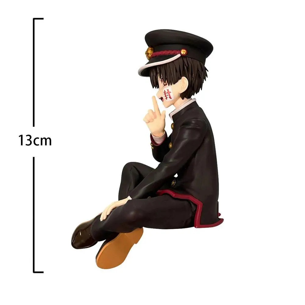 Anime Hanako-Kun Figure Yugi Amane Action Figures Sitting Figura PVC Models Desktop Ornaments Toy Gifts Hanako-Kun Figurine 13CM