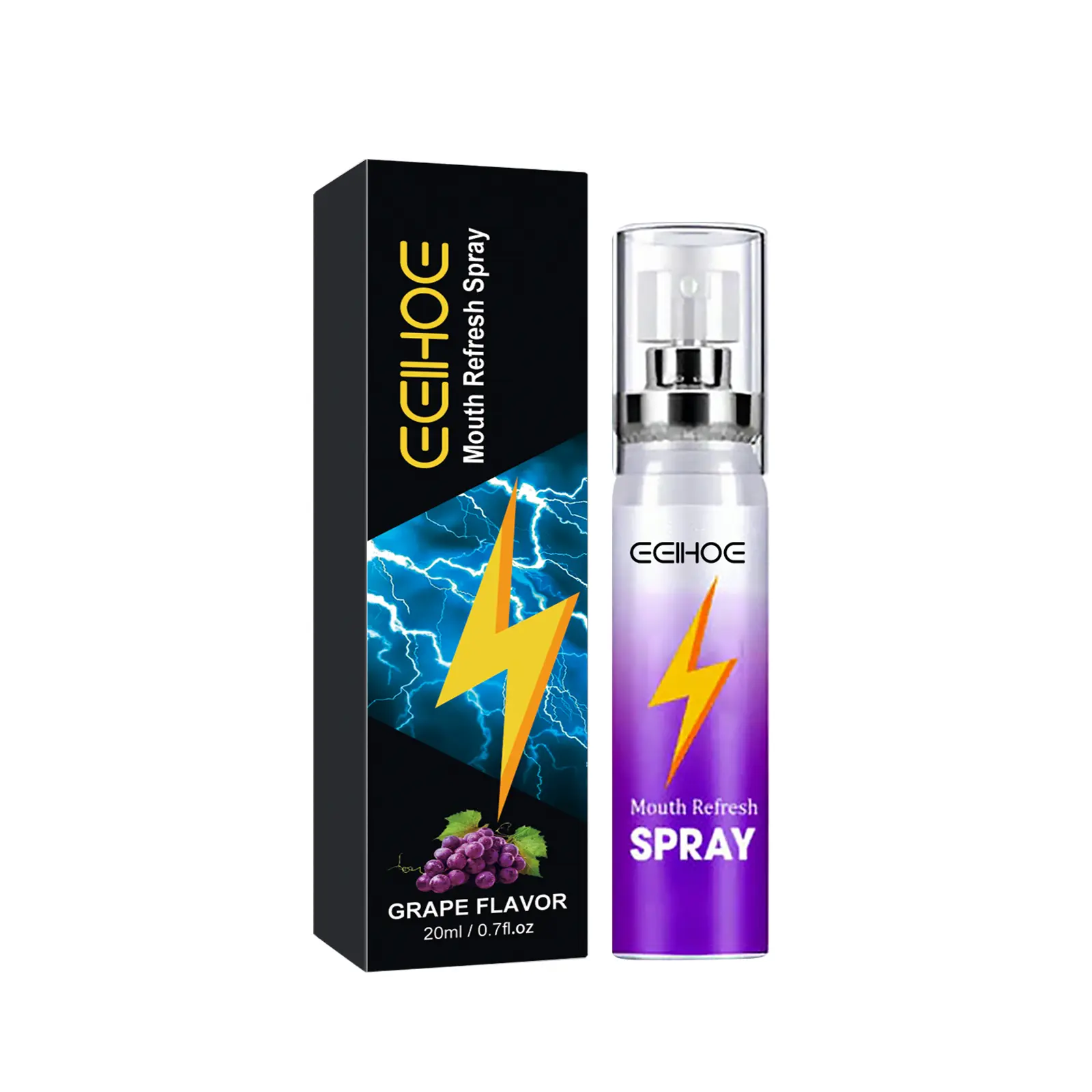 EELHOE Fresh Mouth Spray, Clean Bad Breath Fresh Breath Fragrance Portable Spray