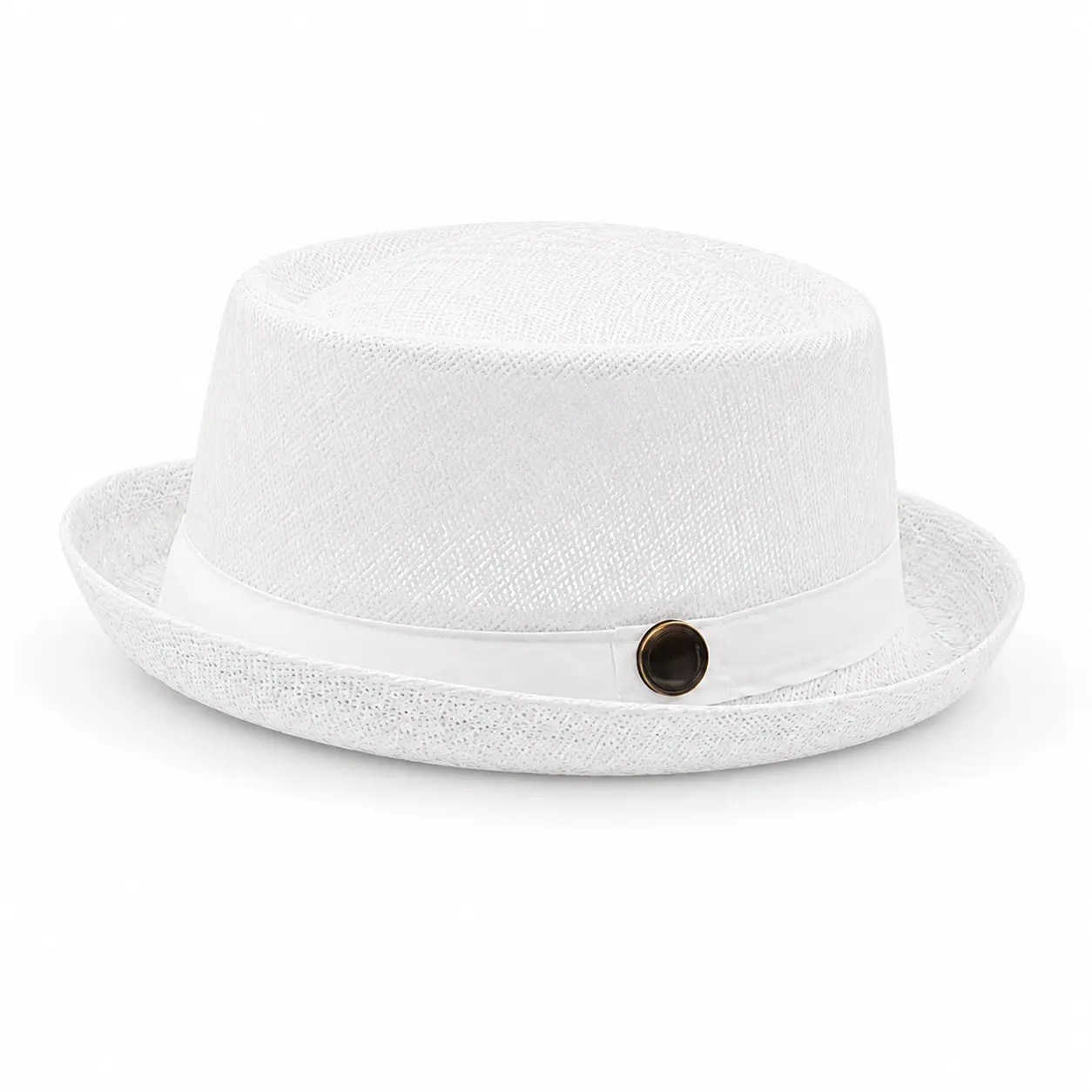 Unisex Stylish Breathable Mesh Summer Sun Hat, British-Style Jazz Fedora Hat, Lightweight Sun Protection Outdoor Beach Headwear for Women