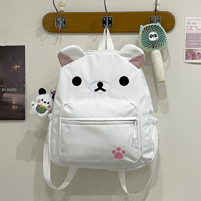 Rilakkuma Backpack Women Anime Relax Bear Student School Bags Girls Boys Outdoor Sport Travel Fashion Rucksack Gift Hot Sales