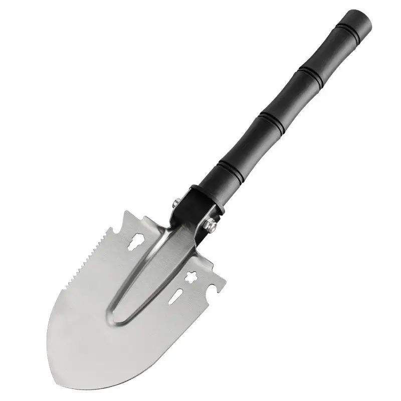 Small Portable Garden Shovel, Outdoor Manganese Steel Scoop, Compact Beach Tool, Lightweight Digging Spoon, Perfect for Gardening & Hiking