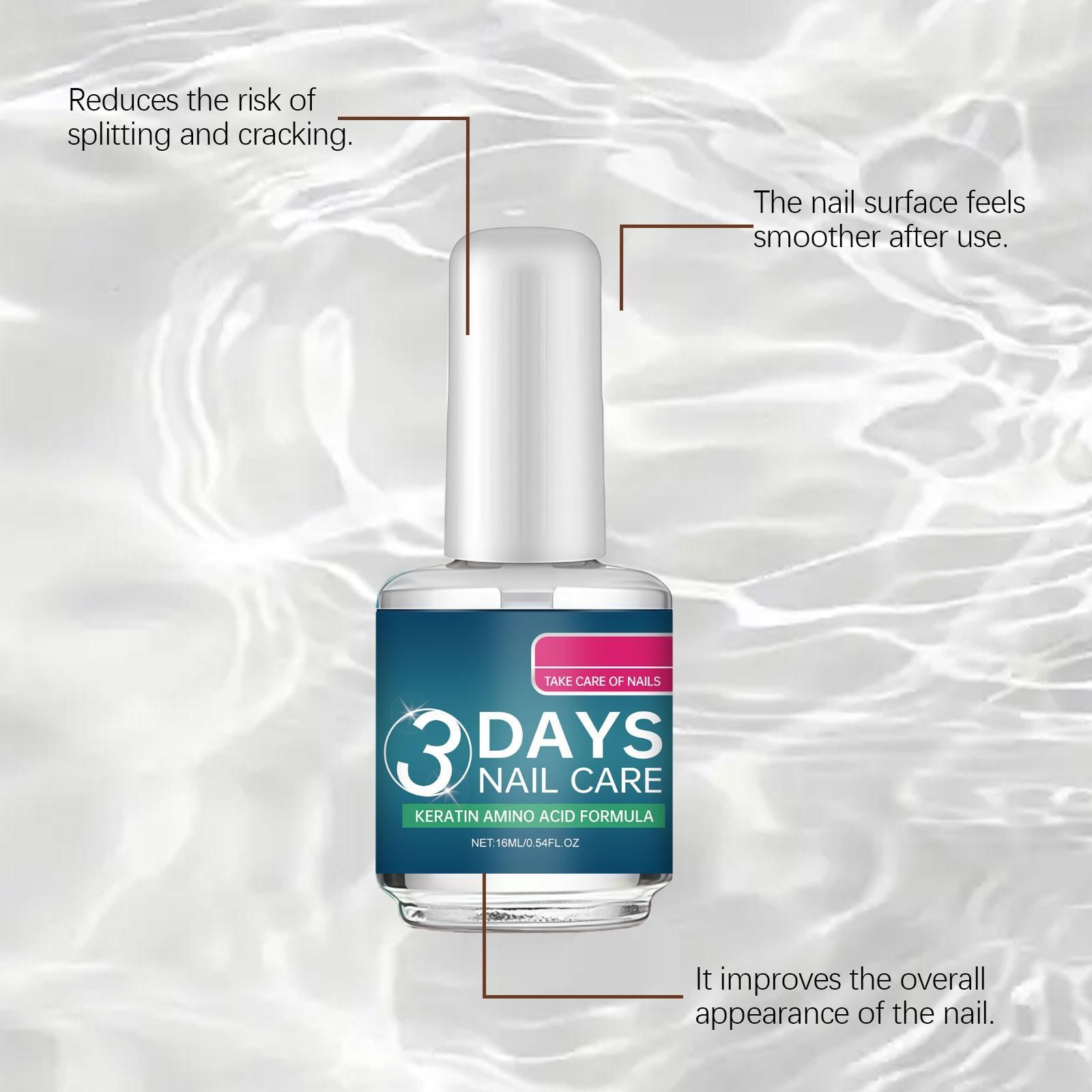 Nail Care Oil, Nail Strengthener Oil for Soft & Breakable Nails, Fast-Drying Formula That Prevents Peeling and Cracking, Strengthening Gel for Healthy Nails