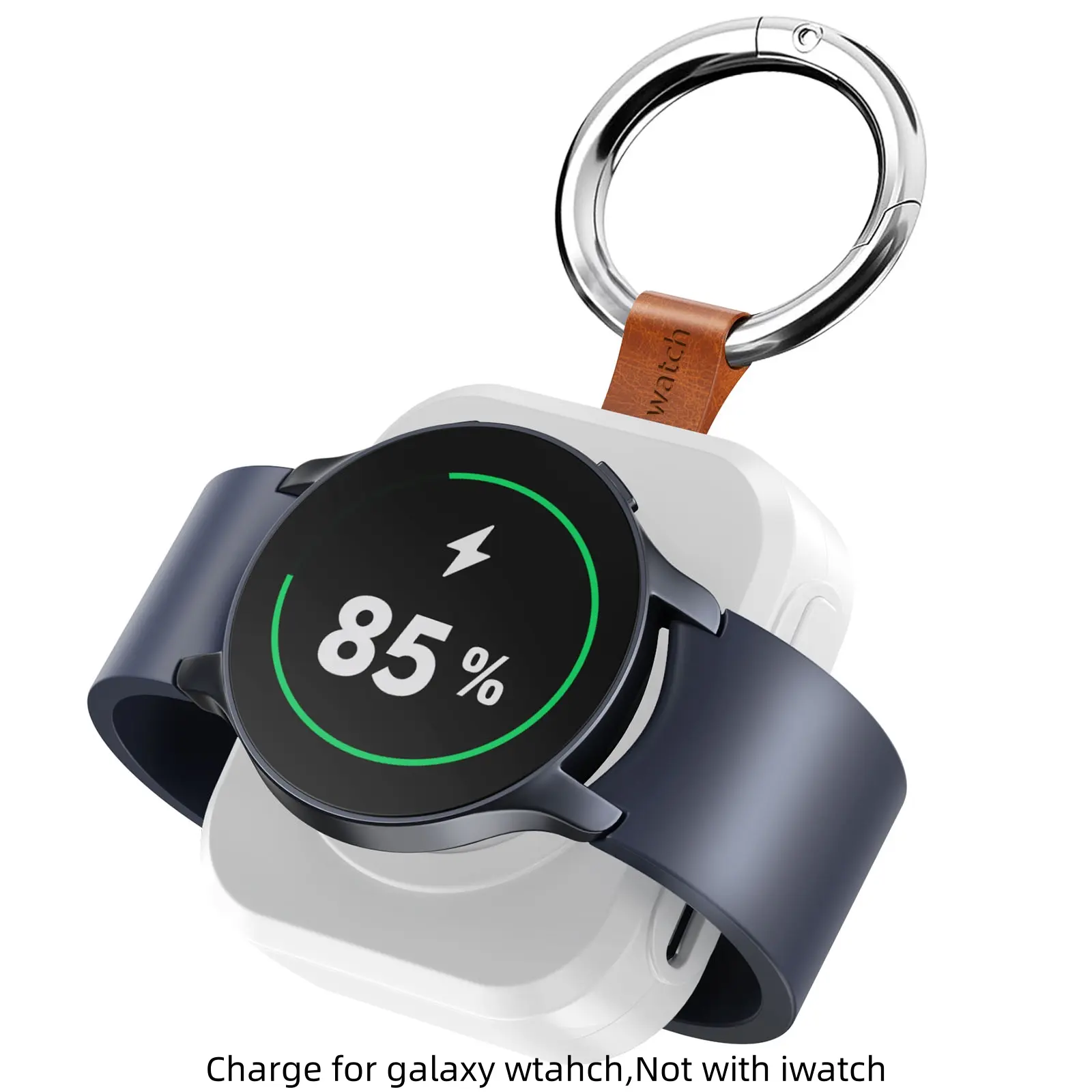 X-10SX Portable Charger for Samsung Galaxy Watch 8/8 Classic/7/Ultra/6/6 Classic/5/5 Pro/4/3, Active 2/1, 1200mAh Smartwatch Accessories, Wearable Tech Accessories（NOT for galaxy watch 9 series )