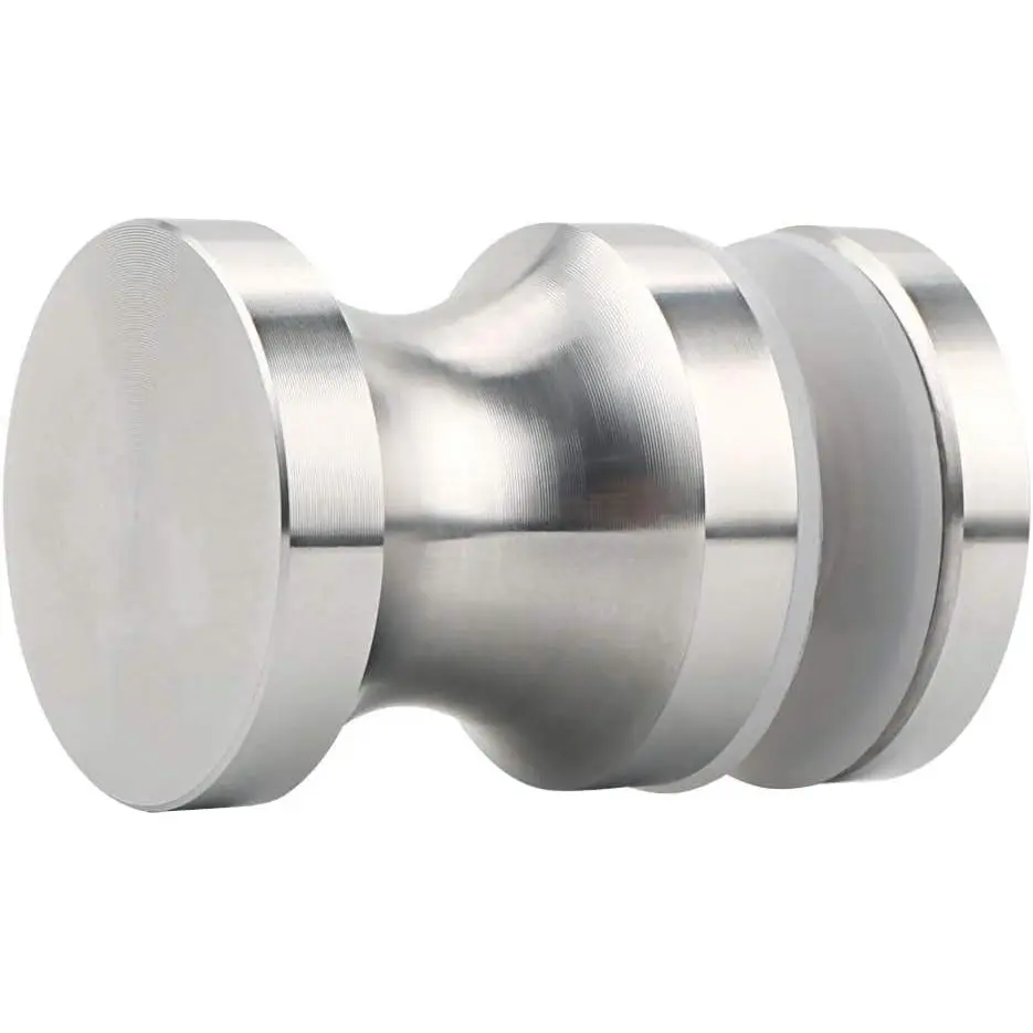 Shower Door Handle,Sliding Shower Doors Knob,Brushed Nickel | Heavy Duty Solid SUS304 Stainless Steel Knob, Sided Pull Hardware   for Bathroom Glass Door