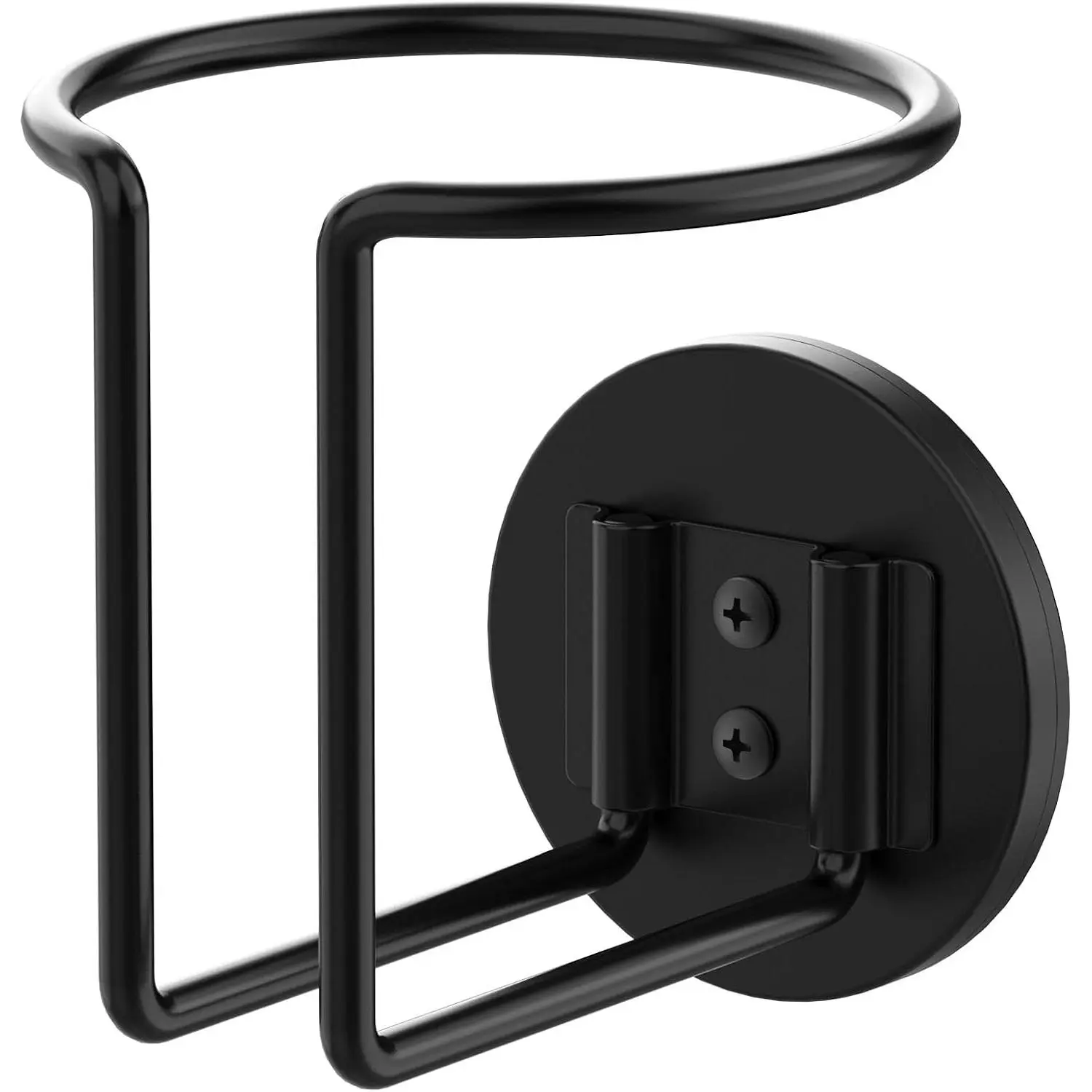 SUS 304 Stainless Steel  Cup Holder, Water Bottle Holder | 1 Pack Cup ,  Drink Holder for Tractor Mower  School Bus Refrigerator Treadmill,  any Ferrous Metal Surface