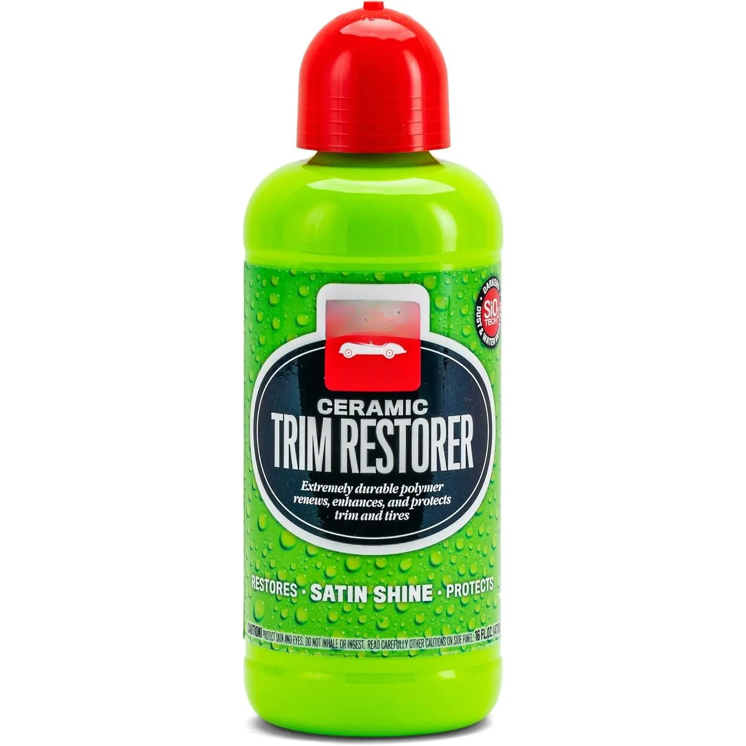 Ceramic Trim Restorer for  Detailing, Ceramic-Infused Coating for Exterior and Interior Plastics, Vinyl, and , 10944, 16oz