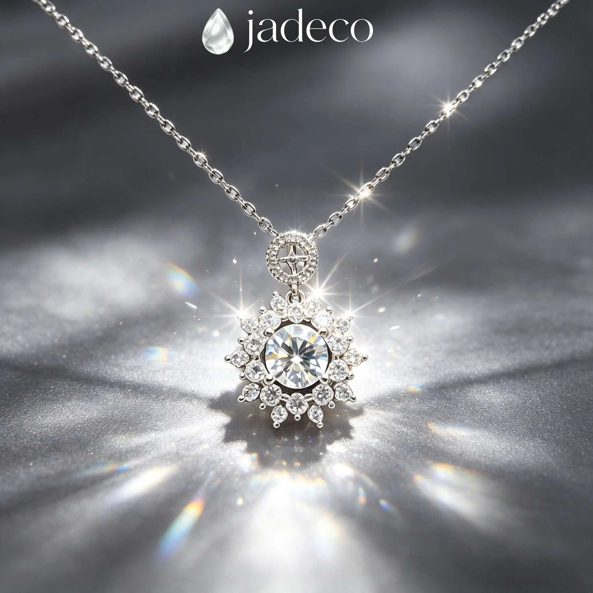 Starry Snowflake Pendant Necklace - Multi-Facet Cut Double Layer Costume Jewelry, Fashionable Versatile Exquisite Design for Holiday Wear, Female little gift, Festival Outfits